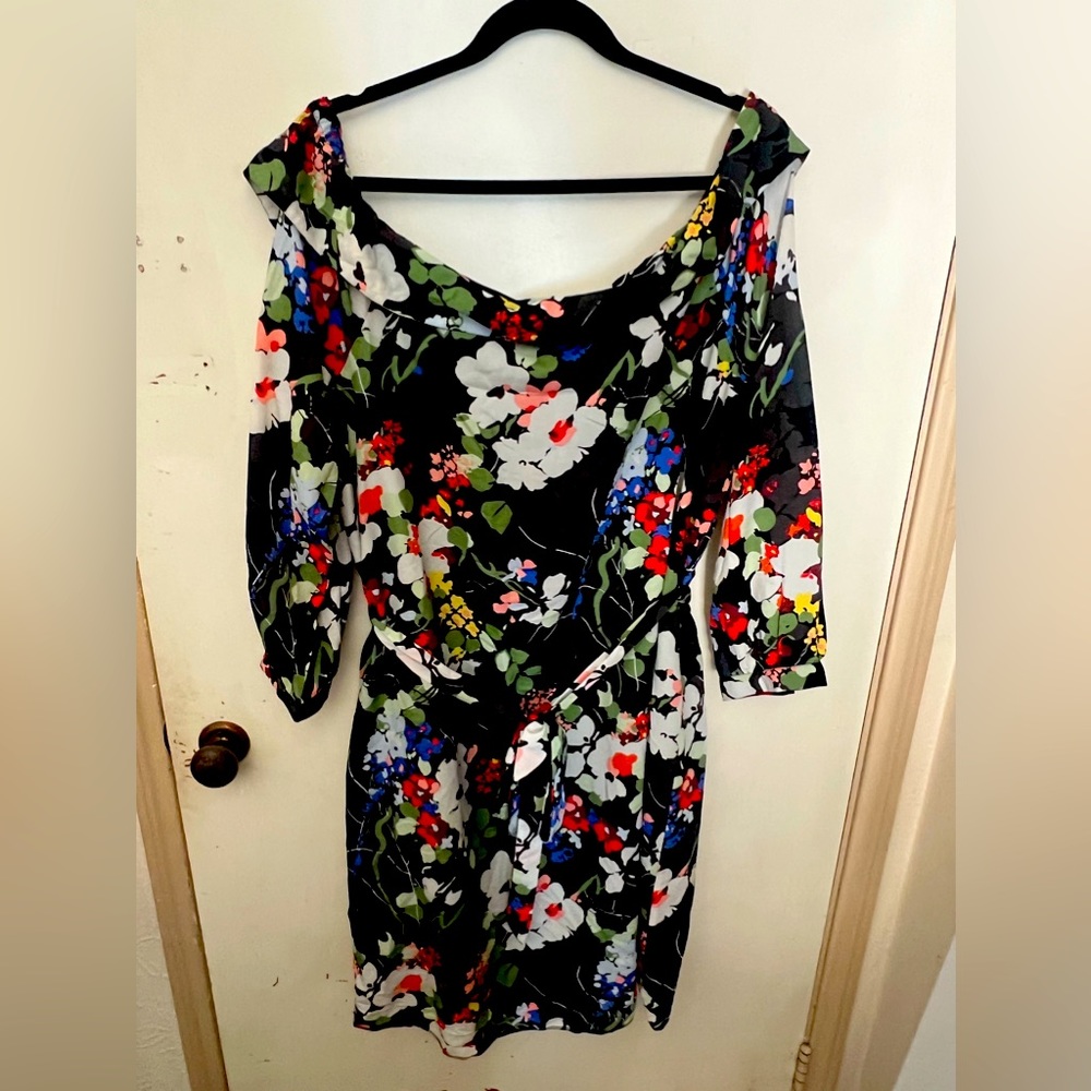 Banana republic off the shoulder floral dress